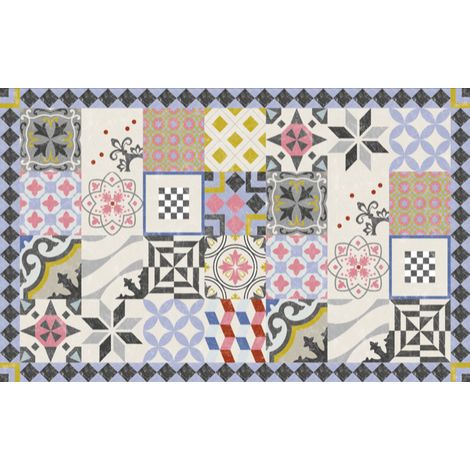 Tapis Vinyle Scretch Rose 75x190cm (1/3)