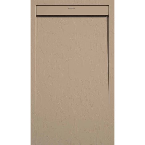 Receveur de douche Moka, finition Ardoise Stone SMART, grille de couleur - 140 x 90 cm (1/4)