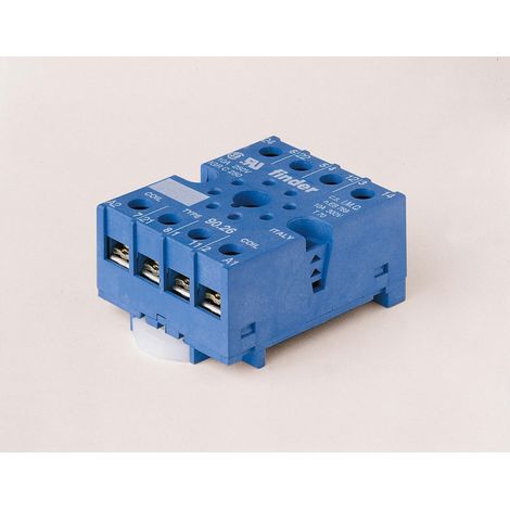 Support 10A 250V pour 6012 8812 8892 bleu étrier métal à vis FINDER 9026SMA