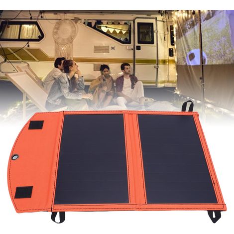 Tragbares 14-W-Solarladegerät mit Backup-Akku, IP67-konformem Faltpanel, USB-A-Anschluss für Camping und Notfälle (1/5)