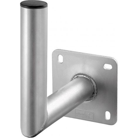 goobay Support mural en aluminium antenne SAT, avec distance par rapport au mur 250 mm, 250 mm (67300)