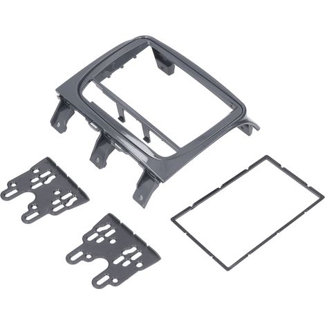 Kit de Façade Auto 2DIN ABS Noir pour FIAT Doblo 263 (2010-2015) - Panneau de Contour Radio CD/DVD avec Cadre de Remplacement (1/5)