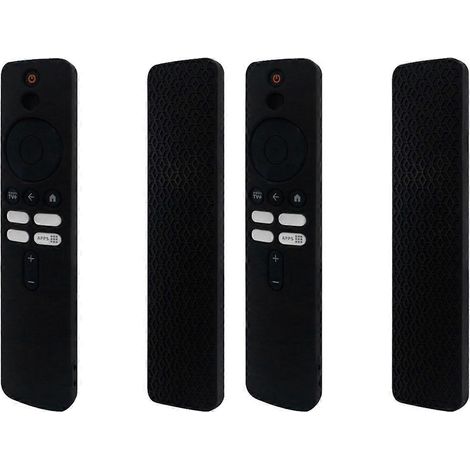 Suitable for Xiaomi TV Box 4K 2nd Gen Xiaomi Remote Control Silicone Protective Case Black (1/5)