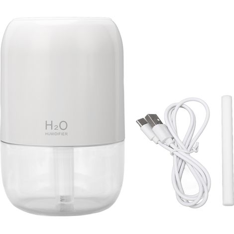 Diffuseur d'aromathérapie 200ml avec lumière ambiante 7 couleurs - Humidificateur brumisateur pour maison, bureau, voiture et chambre (1/5)