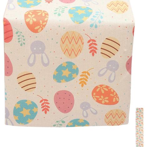 Nappe de table printanière pour fête de Pâques, chemin de table, nappe pour salle à manger, banquet, fête (1/3)