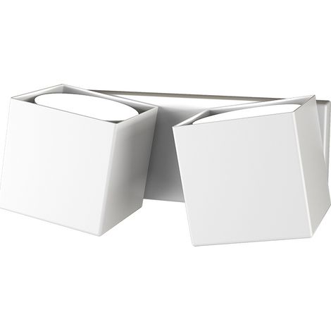 Applique Moderna Rotation Metallo Bianco 2 Luci Gx53 (1/4)