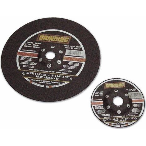 MOLA TRONC. FERRO "VT MF-HIGH" GRINDING 300X3,5MM FORO 30,0MM (1/2)