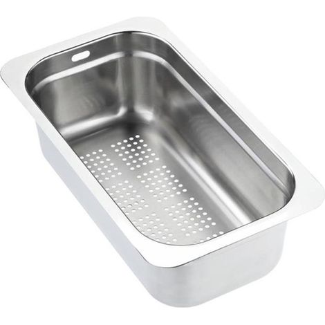 Franke Abtropfbecken, Edelstahl Gastronormbehälter GN 1/3-100, Bodenfläche gelocht