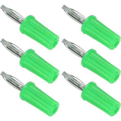 100 fiches bananes, outils de connexion électrique en laiton nickelé ABS de 4 mm, écologiques et performants. (1/5)