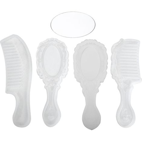 DIY-Spiegelkamm-Silikonform – Wiederverwendbar für Haarstyling-Kreationen (1/5)