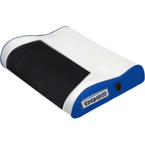 Masajeador Shiatsu para cuello, hombros y espalda, con función de calor, cojín eléctrico 4D, 16 cabezales, 3 modos (negro)