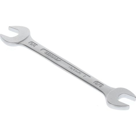 Llaves planas dobles en pulgadas americanas, lado e/planos : 5/8 x 3/4 pulgadas, Largo 222 mm