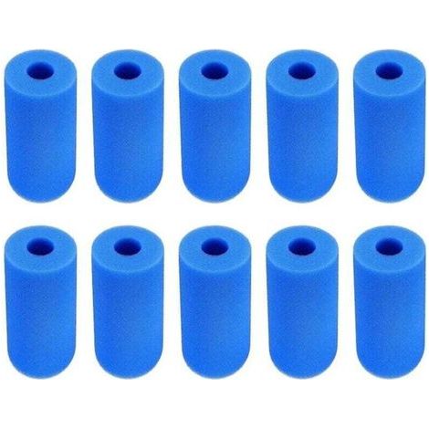 Lot de 10 Éponge Filtrante Type A, Filtre en Mousse pour Spa, Filtre de Piscine en Mousse, Cartouche de Filtre en Mousse, Réutilisables et Lavable, pour Spa, Piscine
