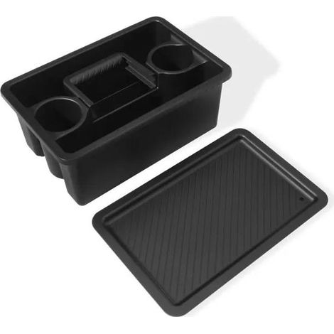 Weber Works Caja compartimentada negra para barbacoa