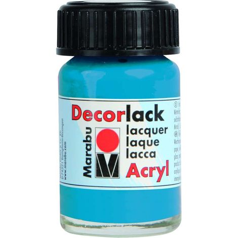 Decorlack Acryl Marabu 15 ml Blu Cyan