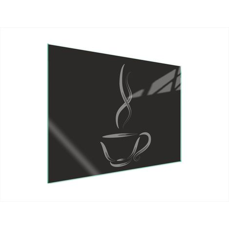 GLASSCHUTZPLATTE FÜR HERD 70x52 KAFFEE (1/5)