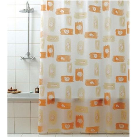 Tenda Doccia 180X200 Sole Giallo