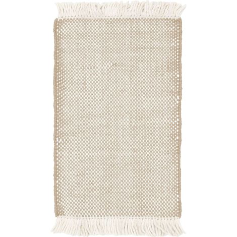 VIVARAISE - Tapis Vivaraise Xenia en laine naturelle - 120 x 170 cm (1/4)