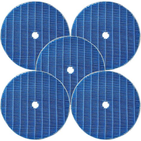 5er-Pack Ersatzfilter für den Luftbefeuchter, Luftreiniger und Waschmaschinen-Kombi AC3829/10, 24,5 cm Größe, Luftbefeuchter-Ersatzteile XY3 weiß/blau (1/5)