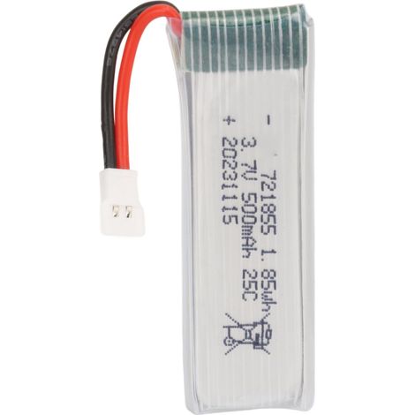 Batterie au lithium RC 3,7 V 500 mAh avec fiche XH2,54 RC pour drone Udirc H37 (1/5)
