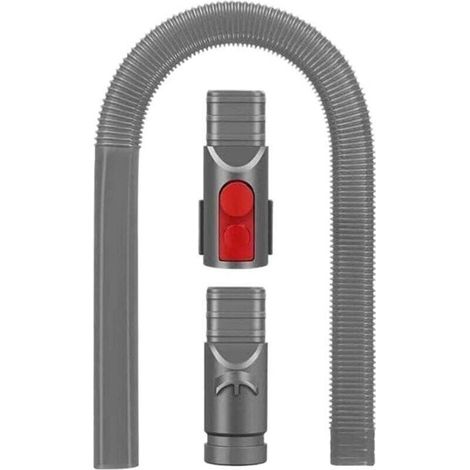 Aspirateur sans fil, suceur plat flexible, kit de nettoyage pour conduit de sèche-linge, fixation pour tuyau, compatible avec Dyson, V6, V7, V8, V10, V11, V12, V15 (1/4)