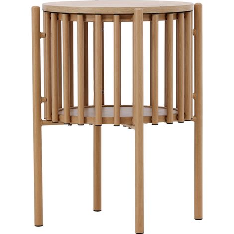 Table d'Appoint Design "Rubbo" 65cm Naturel (1/5)