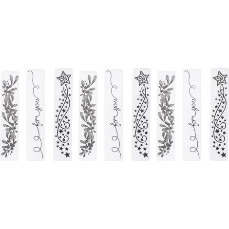 9Pcs Flower Plastic Embossing Folder for DIY HandMade Embossed Plate Accessories (1/5)