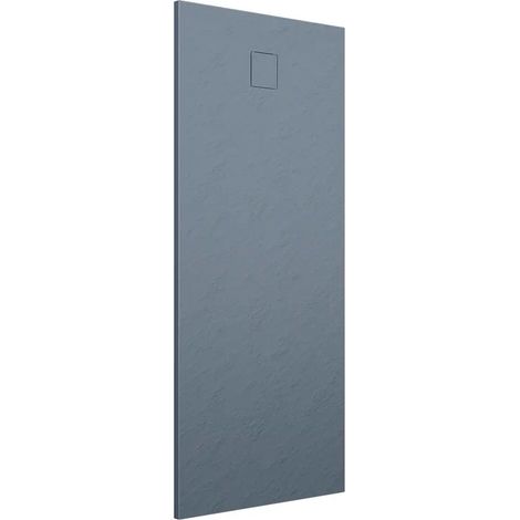 Piatto Doccia Rettangolare 70x160 cm in SMC Colore Grigio Effetto Pietra Tagliabile e Antiscivolo Altezza 2,6cm Mod. Samos