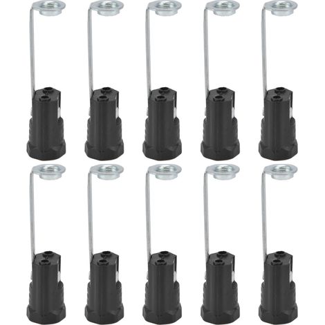 Lot de 10 douilles E12 125 V pour suspension, 78 mm / 3,1 pouces, pour la maison ou le bureau. (1/5)