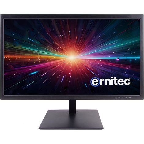 Moniteur de surveillance Ernitec 22", 1080p, HDMI, VGA, BNC, fonctionnement 24h/24 et 7j/7, 0070-24222-AC