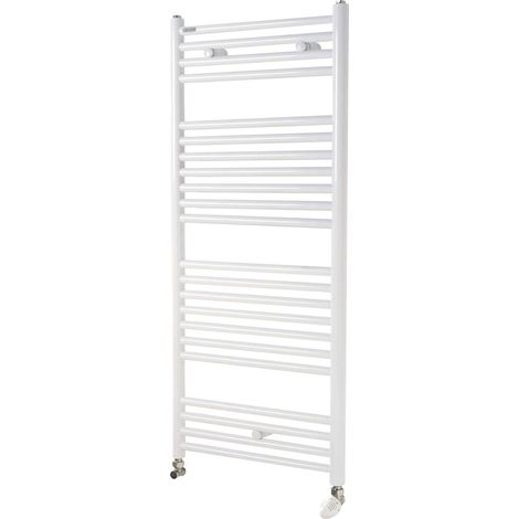 Acova – Sèche-serviette électrique 716W – Dimensions 1500x500mm – Acier époxy blanc – 30 tubes ronds – Compatible mixte avec kit de résistance (1/10)