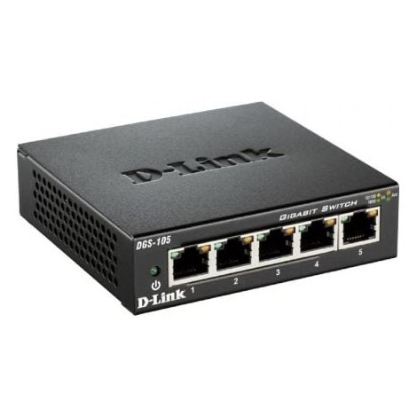 Switch D-Link DGS-105 5 Puertos/ RJ-45 10/100/1000