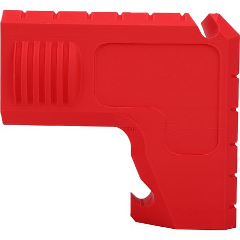 Adaptateur extraction poussière pour scie table DWE7485, raccord 53mm avec crochet - Rouge (1/5)