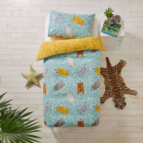 Housse de Couette Coton Teal (1/3)