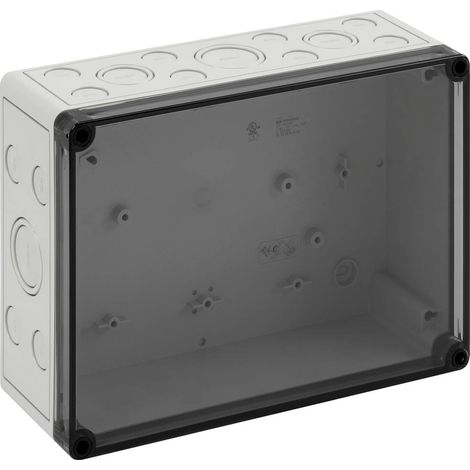 Coffret d'installation Spelsberg TK PC 2518-9-TM 13700801 gris clair 180 x 254 x 90 Polystyrène, Polycarbonate, Polyuré (1/2)