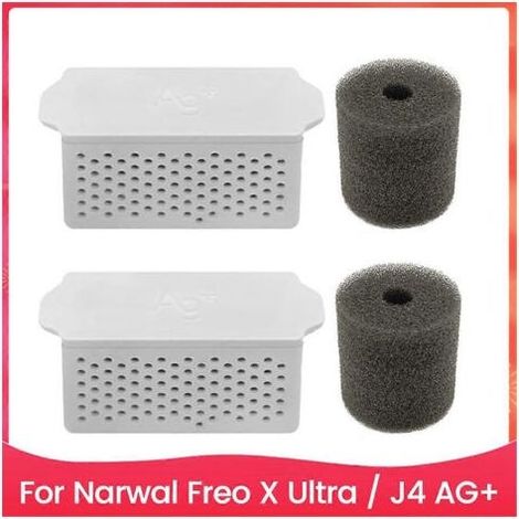 Pour robot Narwal Freo X Ultra/J4, module de stérilisation Ag+ aux ions d'argent, réservoir d'eau, filtre à mousse, aspirateur C (1/5)