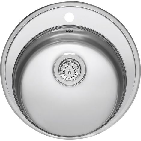 Reginox Einbauspüle Moscow OKG Edelstahl - Einzelbecken rund (1/5)