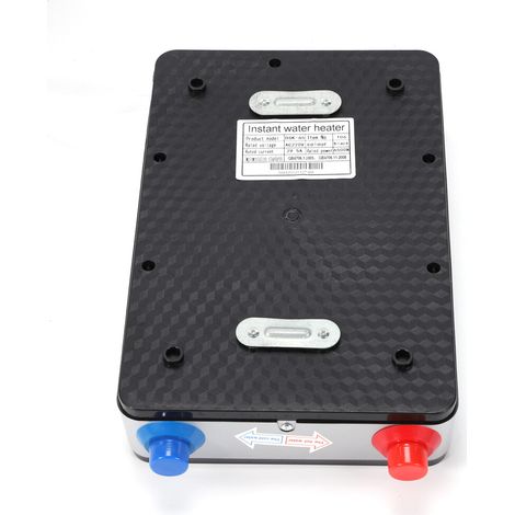 6500W Elektro Warmwasserbereiter Durchlauferhitzer Durchlauferhitzer Küche Badezimmer Digitale Dusche schwarz mit Duschset (1/5)