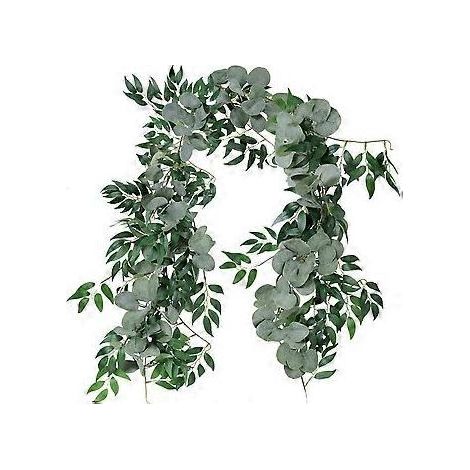 Faux eucalyptus argenté, coupable si besoin, lianes de saule artificielles pour arche de mariage, chemin de table décoratif pour baby shower (1/5)