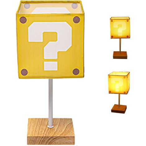Lampe de chevet en bois massif, style européen minimaliste et moderne, pour table de nuit, lumière chaude, pieds hauts, intensité variable. (1/5)