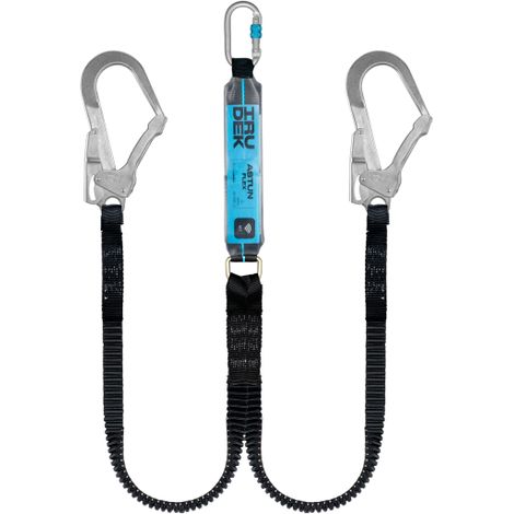 Absorbedor de energía con cinta, mosquetón y ganchos ASTUN FLEX Y 180HSS (398) IRUDEK