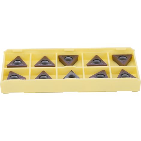 Packung mit 10 TCMT16T308 LF6018 CNC-Dreheinsätzen, Hartmetall, industrielle Schneidwerkzeuge für Metalldrehmaschinen, Präzision und Langlebigkeit. (1/5)