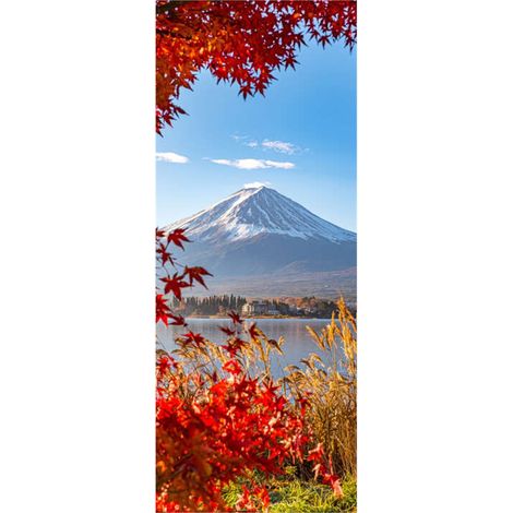 Panneau mural douche en alu-composite VIPANEL - Inspiration Nature Décor Mont Fuji - Finition Brillant - 100x255cm (1/5)