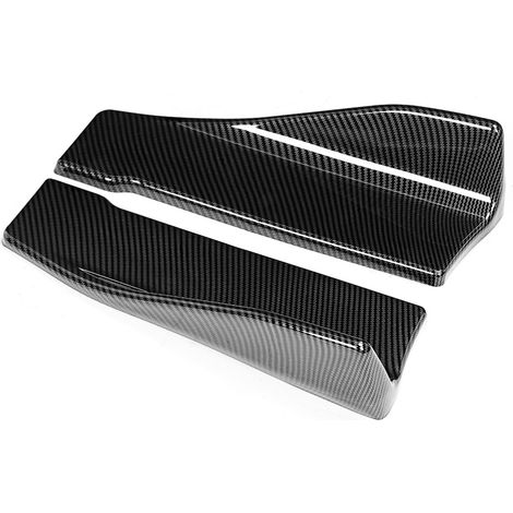Universeller 35 cm Carbonfaser-Autostoßstangenlippe, kratzfester Seitenspoiler, Schutzflügel, Heckstoßstangen-Set, 4-teilig. (1/5)