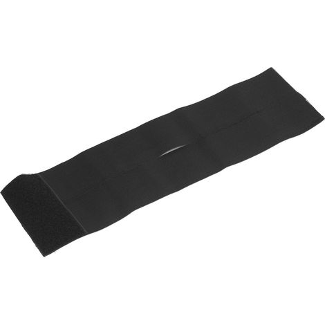 Elastischer Verschlussriemen für Baseball-/Softballhandschuhe, schwarz.