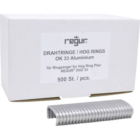 Regur Grapas OK 33 Plata Aluminio-zinc 450 uds