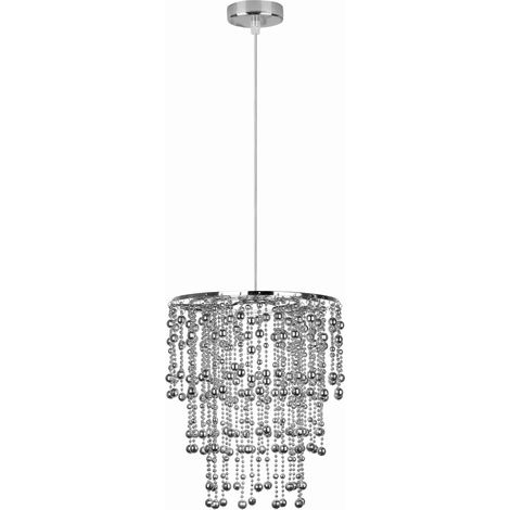 Lampada a sospensione Candellux Roni E27 cromata 22,5cm (1/2)