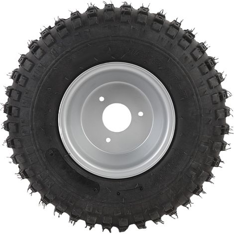 Tire 16x8-7 with 16x8-7 Wheel and 6pr Prevure Prooft ATV Utv Go Kart Tyre Trolley Specially Designed for Excellent Grip with a 3-Hole Hub for One (1/5)