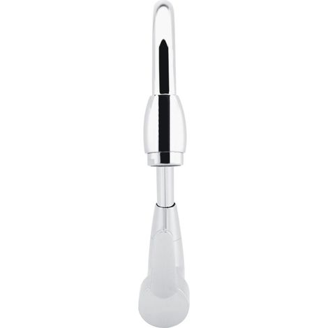 Robinet de Cuisine Rotatif Mixte à Levier Unique en Zinc Alloy, avec Tube, Couleur Argent (1/5)
