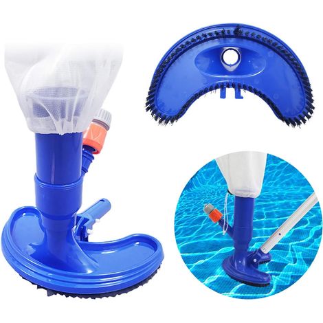 Aspirateur à vide pour Piscine, Aspirateur précis pour Piscine, Mini objets flottants, Outils de nettoyage, Suction Head, Fontaine, Nettoyeur de pinceau (sans barre)-Fei Yu (1/5)